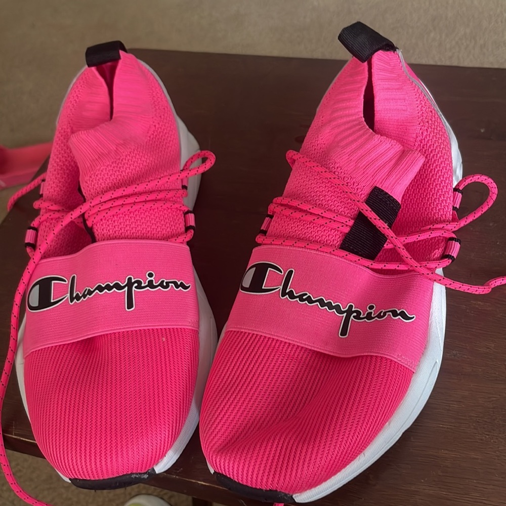hot pink champion sneakers - Picture 2 of 2